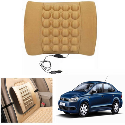 

Capeshoppers Black Nylon Car Pillow Cushion for Volkswagen(Rectangular)