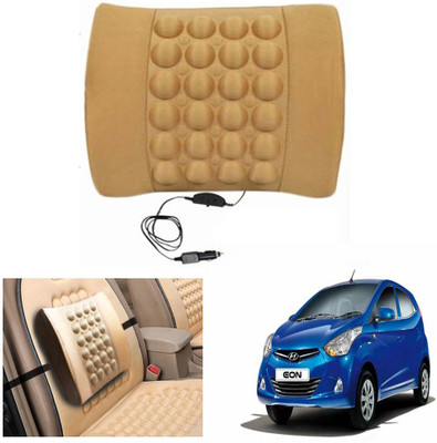 

Capeshoppers Black Nylon Car Pillow Cushion for Hyundai(Rectangular)