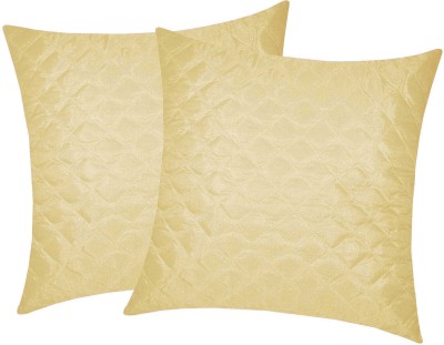 ZIKRAK EXIM Polyester Cushions Cover(Pack of 2, 50 cm*50 cm, Beige)