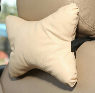

ElectriBles Beige Leatherite Car Pillow Cushion for Porsche(Rectangular, Pack of 2)