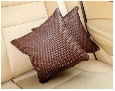 

Kozdiko Maroon Leatherite Car Pillow Cushion for Universal For Car(Rectangular, Pack of 2)