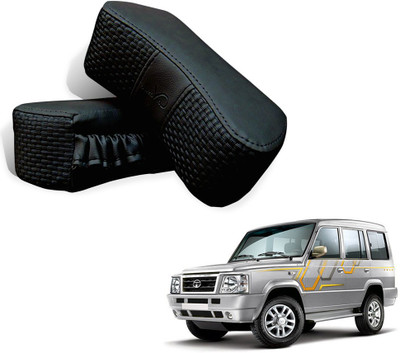 

Kozdiko Black Fabric Car Pillow Cushion for Tata(Rectangular, Pack of 2)