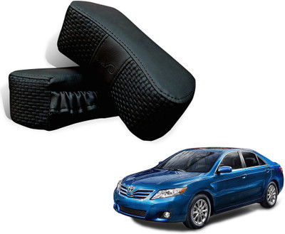 KOZDIKO Black Fabric Car Pillow Cushion for Toyota(Rectangular, Pack of 2)