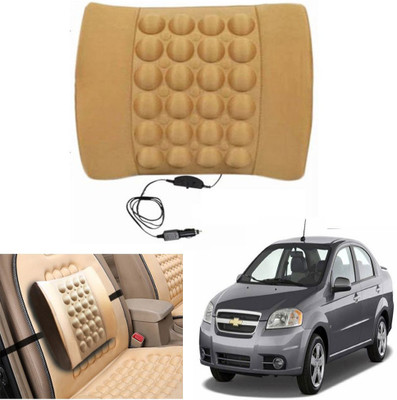 

Capeshoppers Black Nylon Car Pillow Cushion for Chevrolet(Rectangular)