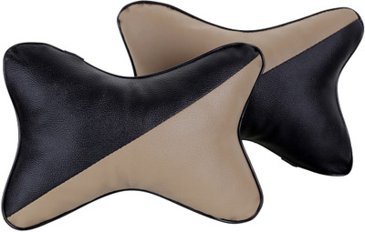 

Craze Multicolor Leather Car Pillow Cushion for Universal For Car(Rectangular)