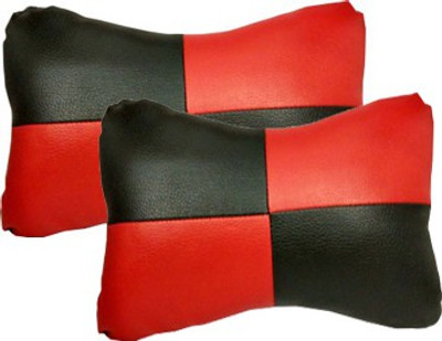 

Retina Black, Red Velvet Car Pillow Cushion for Universal For Car(Rectangular, Pack of 2)
