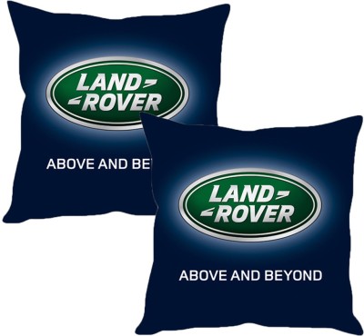 

Sleep Nature's Blue Silk Car Pillow Cushion for Land Rover(Square, Pack of 2)