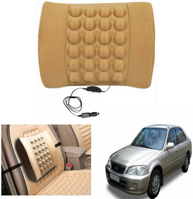 

Capeshoppers Black Nylon Car Pillow Cushion for Honda(Rectangular)