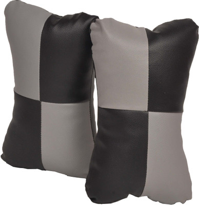 

Celix Grey, Black Leatherite Car Pillow Cushion for Universal For Car(Rectangular, Pack of 2)