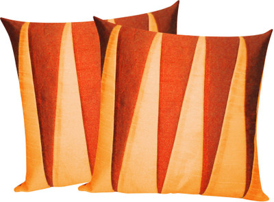 

Zikrak Exim Orange Polyester Car Pillow Cushion for Universal For Car(Square, Pack of 2)