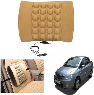 

Capeshoppers Black Nylon Car Pillow Cushion for Honda(Rectangular)