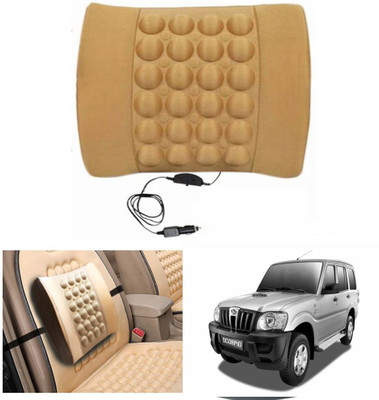 

Capeshoppers Black Nylon Car Pillow Cushion for Mahindra(Rectangular)