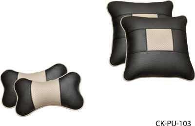 

Car Fashion Multicolor Leatherite Car Pillow Cushion for Universal For Car(Rectangular, Pack of 4)