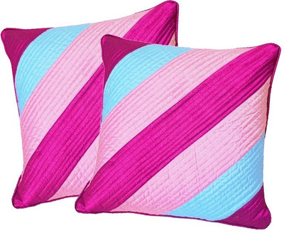 

Zikrak Exim Multicolor Polyester Car Pillow Cushion for Universal For Car(Square, Pack of 2)
