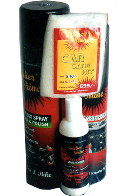 

SOLDIER SHINE Liquid Car Polish for Exterior, Dashboard, Windscreen, Metal Parts(600 ml)