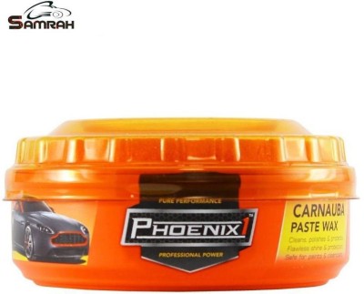 

Samrah Paste Car Polish for Windscreen, Tyres, Dashboard, Metal Parts, Chrome Accent, Headlight, Exterior(230 g)