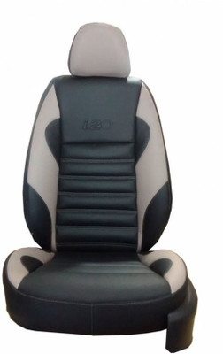 

FRONTLINE PU Leather Car Seat Cover For Hyundai Elite i20(5 Seater, 2 Back Seat Head Rests)