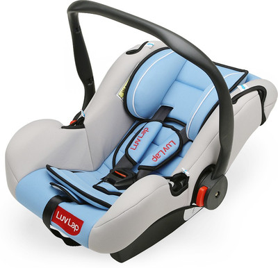 

LuvLap Baby Carseat cum Carry Cot Rearward Facing Car Seat(Light Blue)