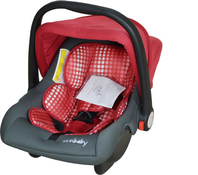

Sunbaby Carry Cot Cum Car Seat Rearward Facing Car Seat(Red)