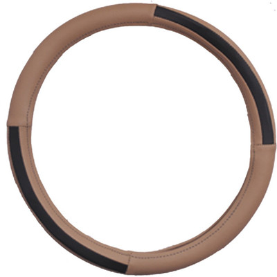 Allure Auto Steering Cover For Tata Indigo CS(Beige, Leatherite)