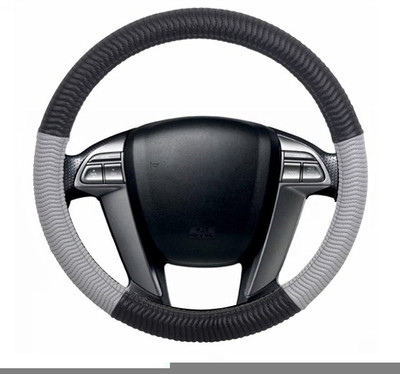 

Speedwav Steering Cover For Maruti Ritz(Black, Grey, Polyurethane)