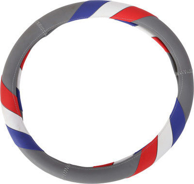 

Speedwav Steering Cover For Chevrolet Tavera(Red, White, Blue, Fabric)