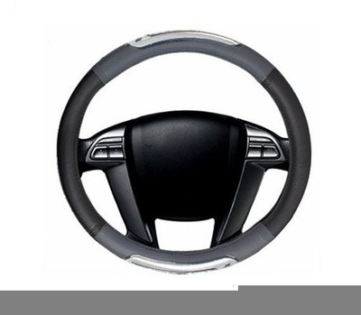 

Speedwav Steering Cover For Renault Fluence(Black, Grey, Polyurethane)