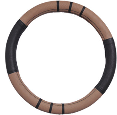 Allure Auto Steering Cover For Maruti Celerio(Beige, Leatherite)