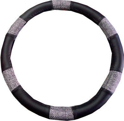 

Gliding Wheels Steering Cover For Universal For Car Universal For Car(Black, Grey, Leatherite)