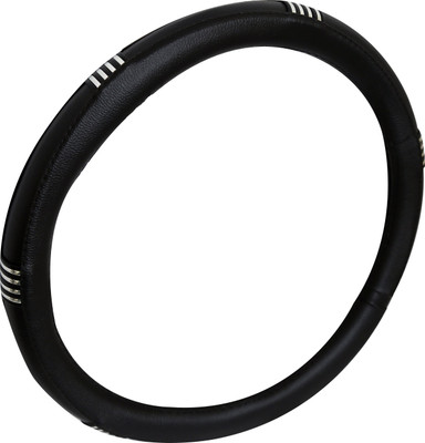 Auto Garh Steering Cover For Volkswagen Polo(Chrome, Black, Leather) Flipkart