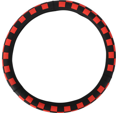 

Speedwav Steering Cover For Chevrolet Aveo UVA(Red, Black, Fabric)
