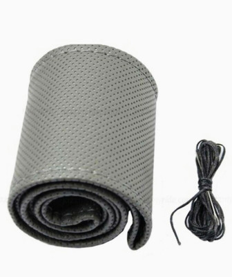 

ElectriBles Hand Stiched Steering Cover For Mahindra Logan(Grey, Leatherite)