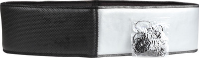 

car lov Steering Cover For NA Universal For Car(Silver, Black, Leather)