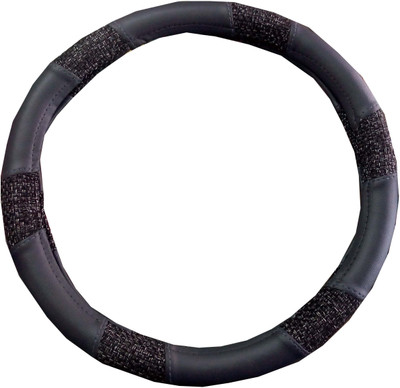 

Gliding Wheels Steering Cover For Universal For Car Universal For Car(Grey, Leatherite)
