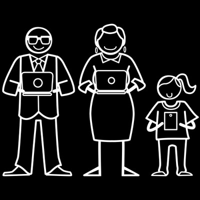 

The Indian Family Sticker Family Sticker for Windows, Bumper, Sides(White, Transparent)