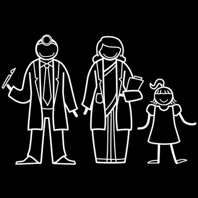 

The Indian Family Sticker Family Sticker for Windows, Bumper, Sides(White, Transparent)