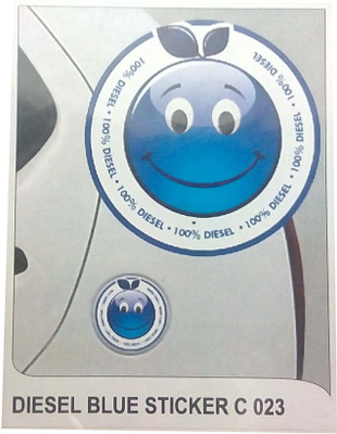 

Gliding Wheels Phrases Sticker for Sides(Blue)