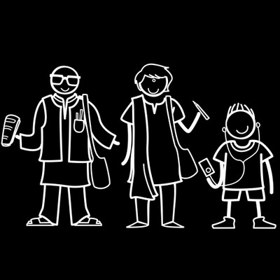 

The Indian Family Sticker Family Sticker for Windows, Bumper, Sides(White, Transparent)