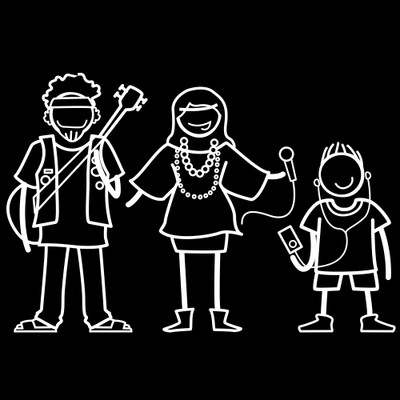 

The Indian Family Sticker Family Sticker for Windows, Bumper, Sides(White, Transparent)