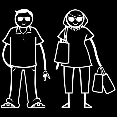 

The Indian Family Sticker Family Sticker for Windows, Bumper, Sides(White, Transparent)