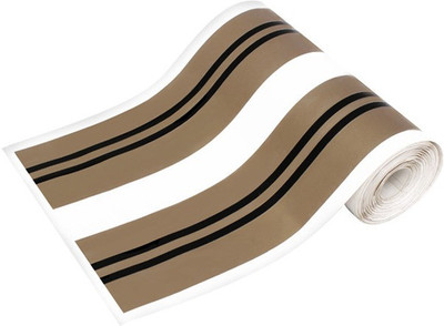 

Speedwav Racing Sticker for Hood, Bumper(Gold, Black)