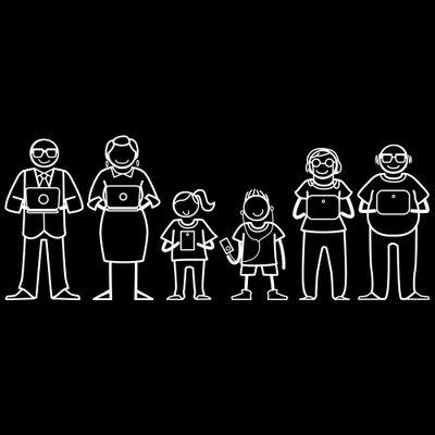 

The Indian Family Sticker Family Sticker for Windows, Bumper, Sides(White, Transparent)