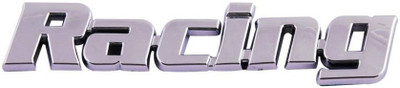 

BikerZZZcluB 3D Sticker for Windows, Sides, Bumper(Silver)