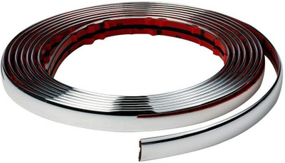 

CarSz Tata Safari Storme 10 Metre Chrome Car Beading Roll For Window(10 m 1 mm)