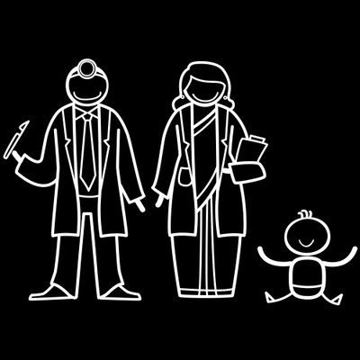 

The Indian Family Sticker Family Sticker for Windows, Bumper, Sides(White, Transparent)