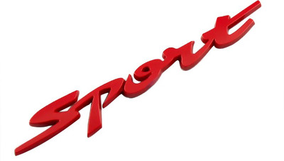 

SKI Racing Sticker for Sides, Bumper(Red)