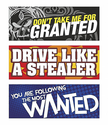 

ROVER Sports Sticker for Windows, Sides, Bumper, Hood(Black, Red, Yellow, Blue)