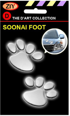 

Fouring 3D Sticker for Hood(Silver)