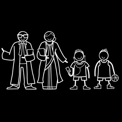 

The Indian Family Sticker Family Sticker for Windows, Bumper, Sides(White, Transparent)