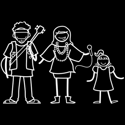 

The Indian Family Sticker Family Sticker for Windows, Bumper, Sides(White, Transparent)